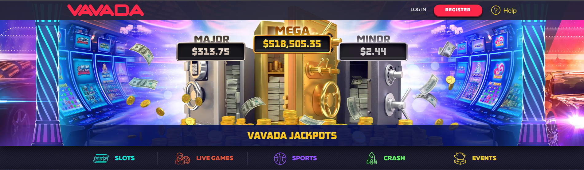 Vavada Casino screenshot